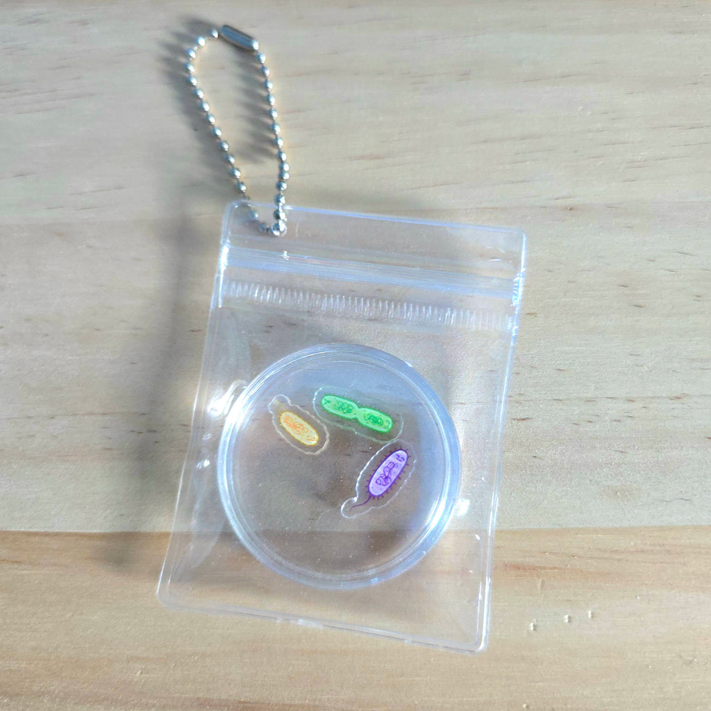 Biology Cell Shaker Coin with Carrying Pouch