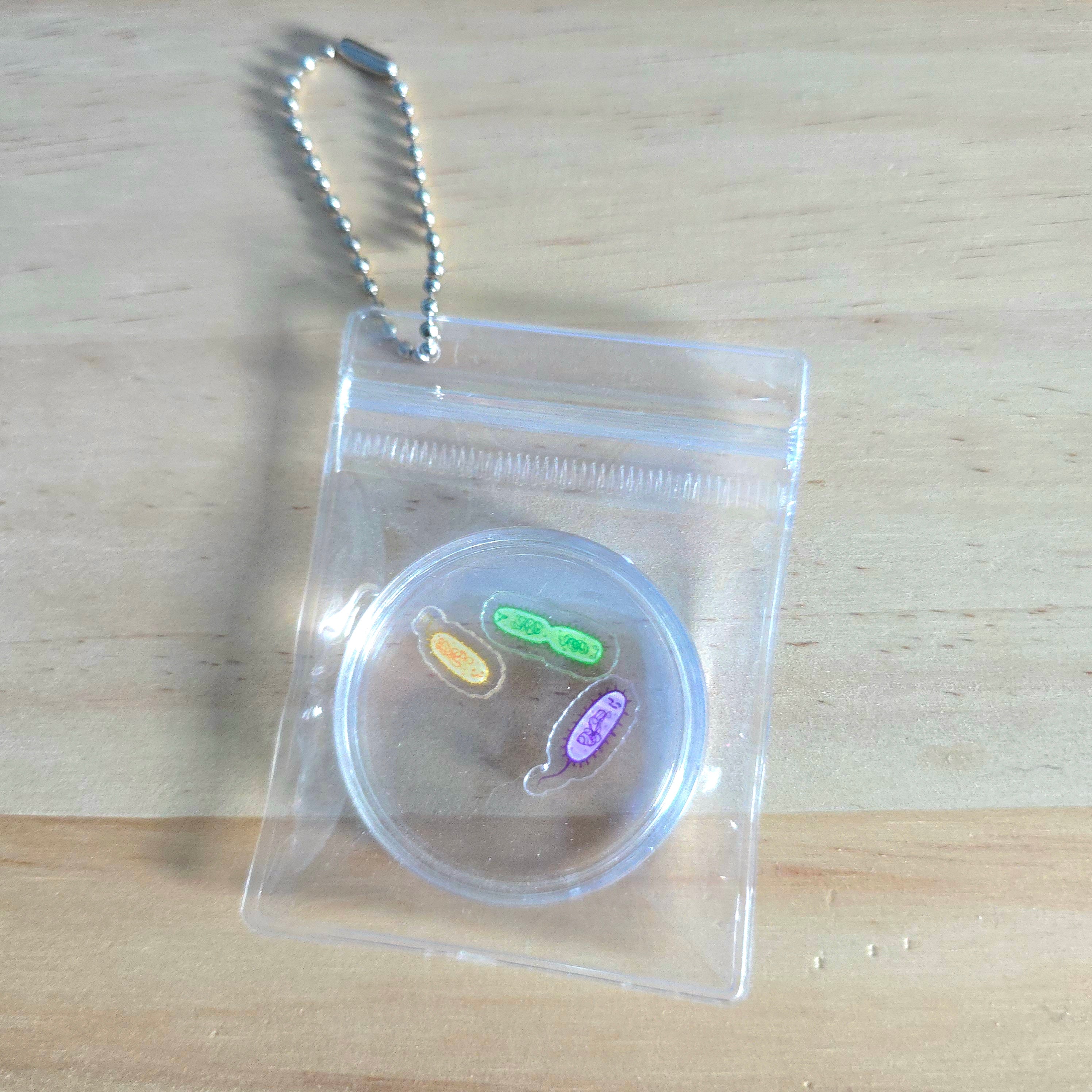 Biology Cell Shaker Coin with Carrying Pouch