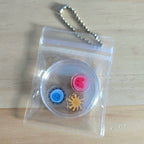 Biology Cell Shaker Coin with Carrying Pouch