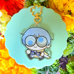 Frieren and Himmel Googly Eye Shaker Keychains