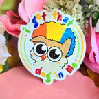 I Got That Dog in Me Clown Sticker