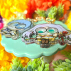 Frieren and Himmel Googly Eye Shaker Keychains